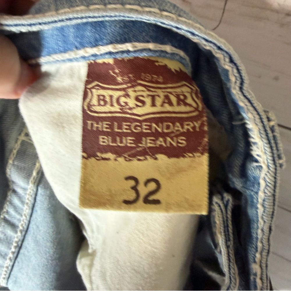 Big Star Vintage Collection Liv Skinny Jeans Size 32 Light Wash - Picture 5 of 6